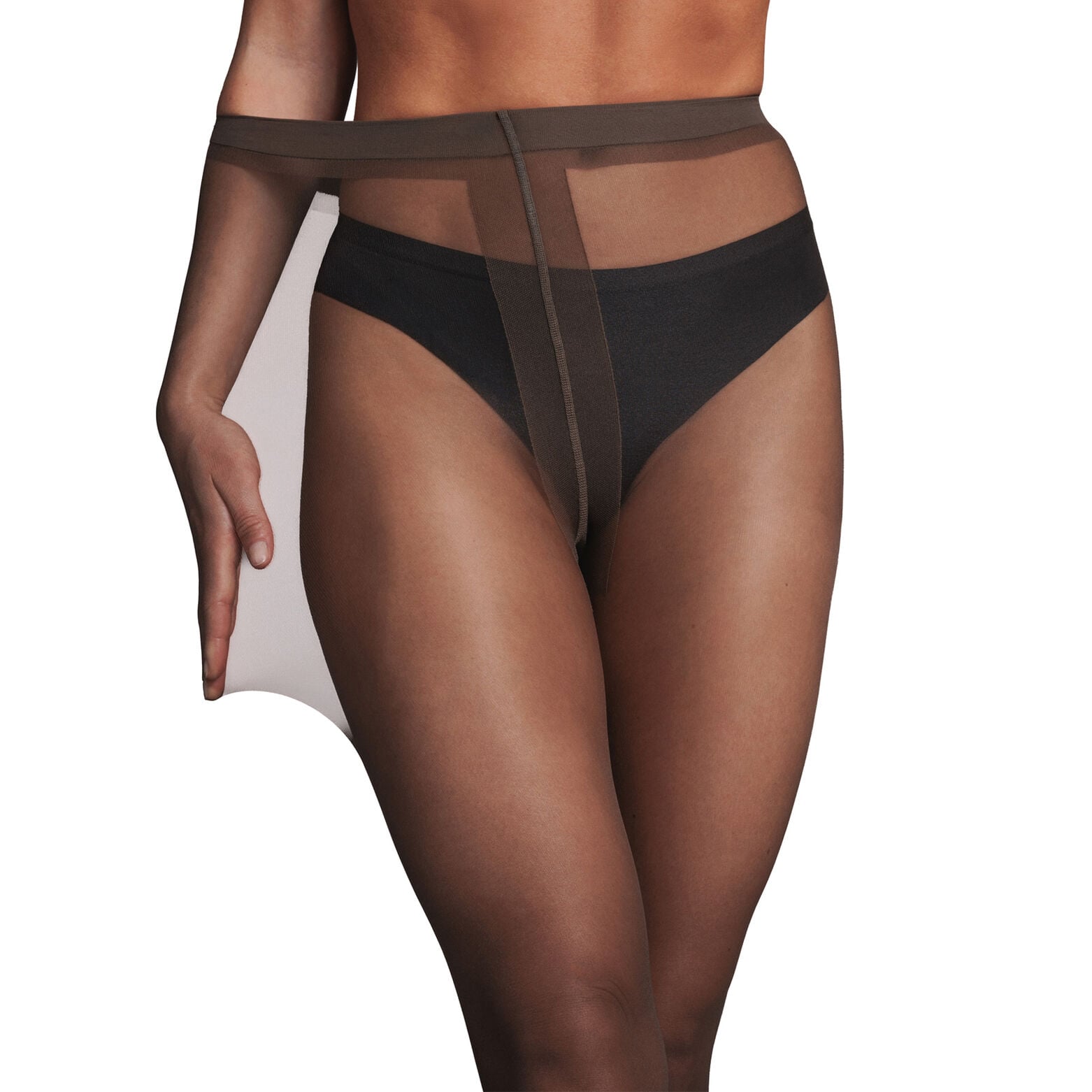 JAUGE COLLANT EFFET 2NDE PEAU 15 DENIERS MARRON