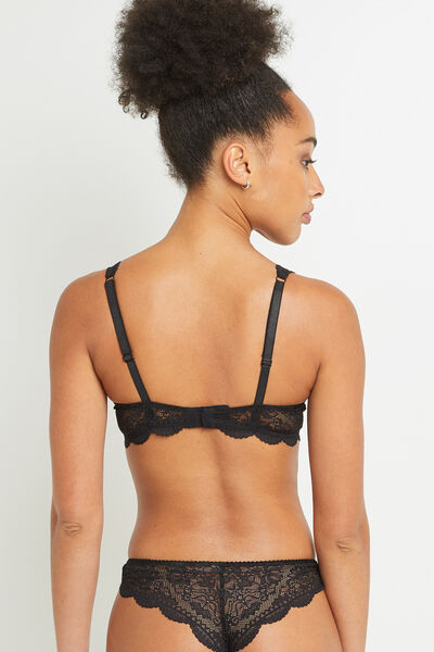 AMELIE SOUTIEN-GORGE PLUNGE DENTELLE NOIR