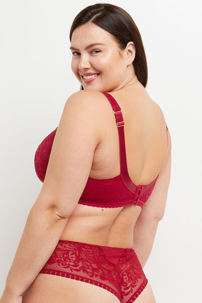COLETTE+ SOUTIEN-GORGE AMPLIFORME ROUGE