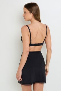 PERFECT JUPON MICROFIBRE NOIR