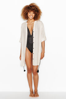 PLAGE Tunique de plage BEIGE