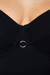 MALOU Maillot de bain 1 Pi&egrave;ce NOIR