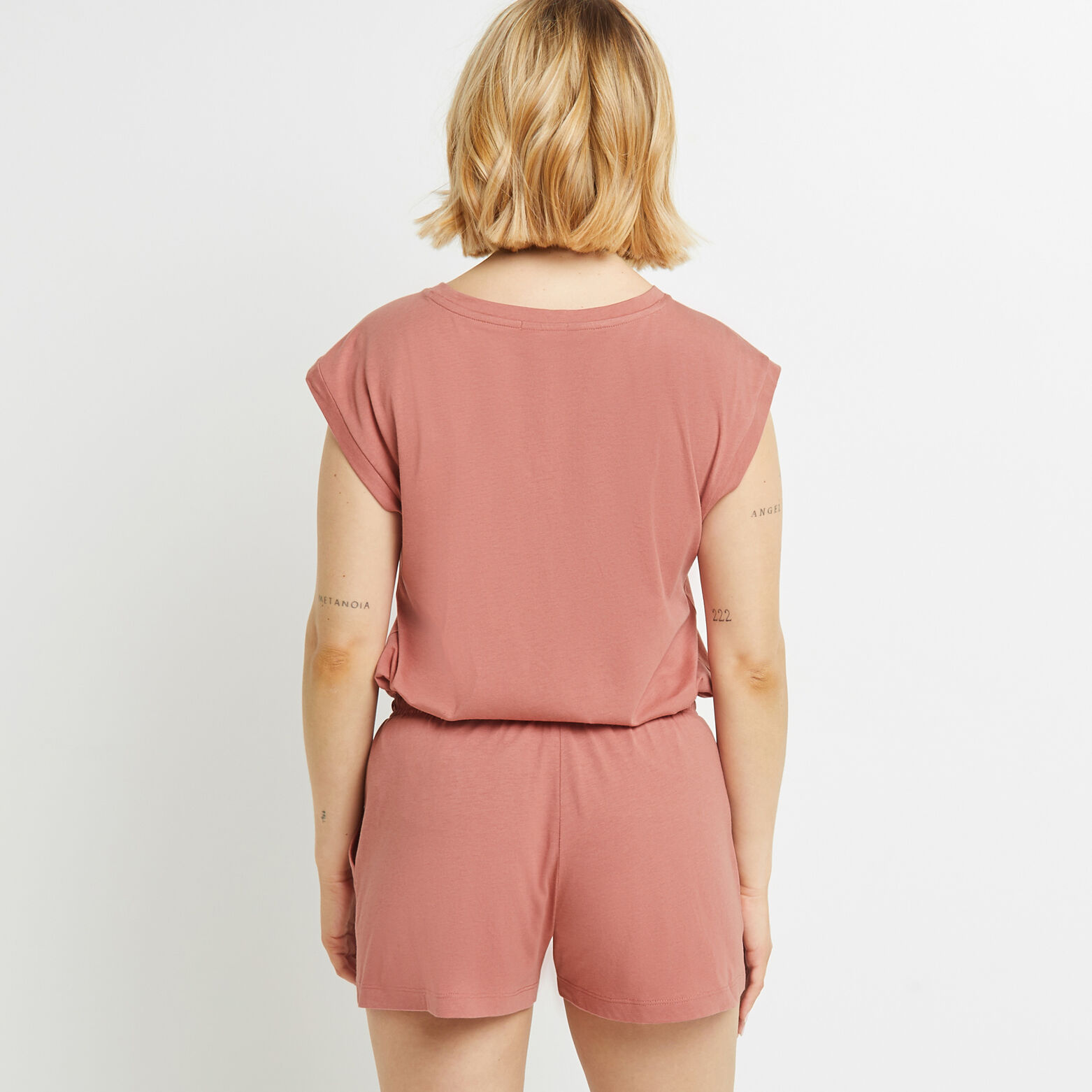 BAMBI SHORT COTON ROSE