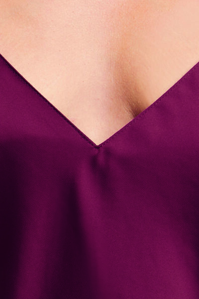 TOP SATIN ROUGE
