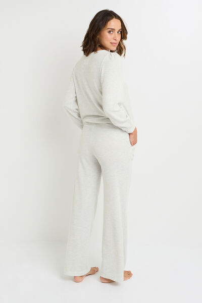 PANATALON DE PYJAMA GRIS CLAIR