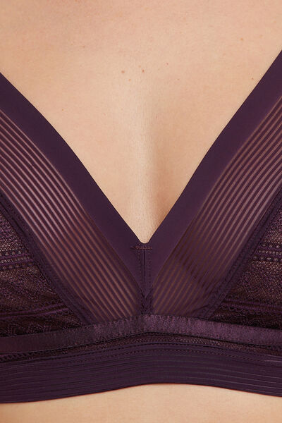 AMOUR SOUTIEN-GORGE SANS ARMATURES PRUNE