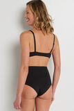 INVISIBLE CULOTTE TAILLE HAUTE MICROFIBR NOIR
