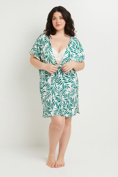 DELPHINE KIMONO MULTICO BLANC