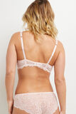 DENTELLE SOUTIEN-GORGE EMBOITANT POUDRE