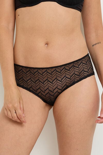 SHORTY DENTELLE NOIR