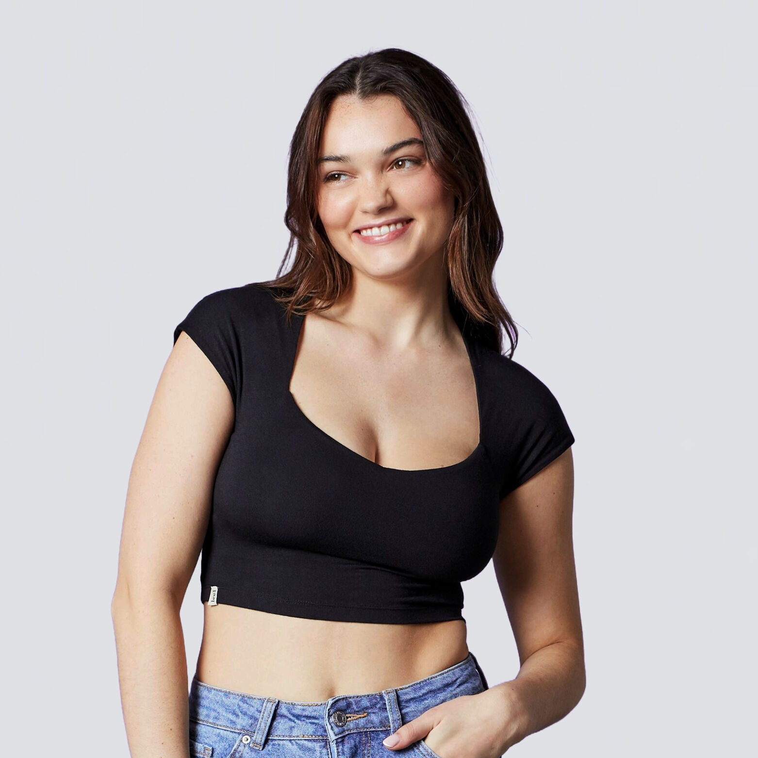 ILANA TEE-SHIRT COURT NOIR