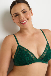 FANFAN SOUTIEN-GORGE SANS ARMATURE VERT FONCE