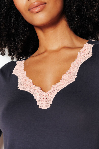 chemise de nuit GRIS