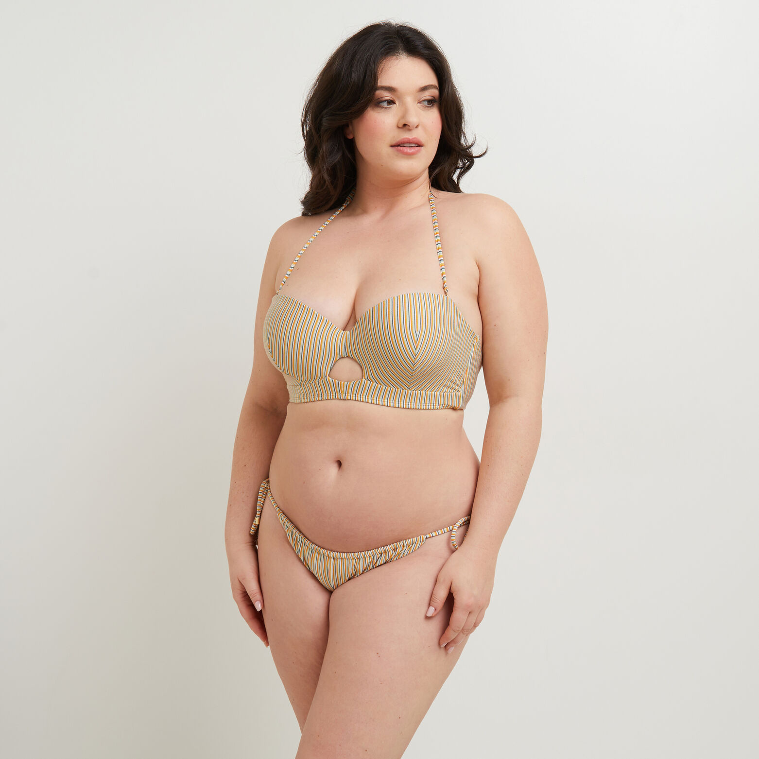 MARTHA MAILLOT DE BAIN CULOTTE MINI MULTICO VERT