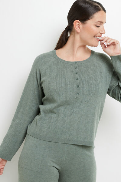 CAFE PULL VISCOSE KAKI