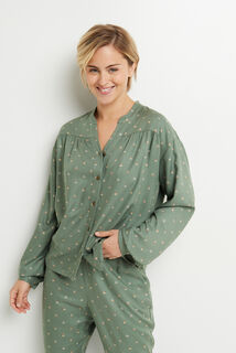 DAISY CHEMISE IMPRIMEE MULTICO VERT