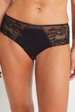 TRINITY SHORTY STRING DENTELLE NOIR