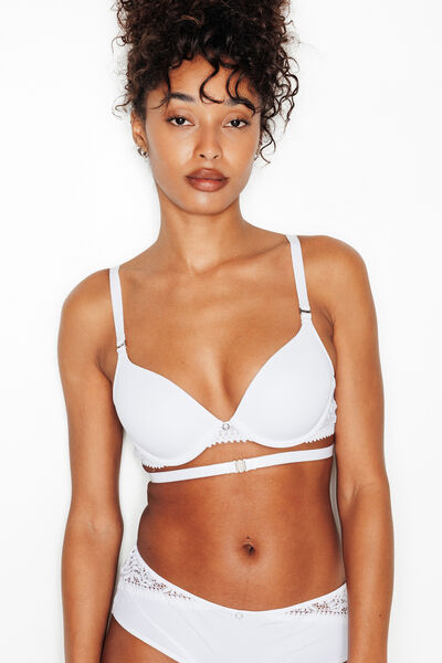 SOUTIEN-GORGE AMPLIFORME BLANC