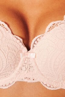 DENTELLE SOUTIEN-GORGE AMPLI DENTELLE POUDRE
