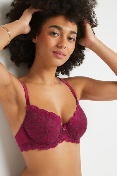 BALI SOUTIEN-GORGE AMPLIFORME EMBOITANT BORDEAUX