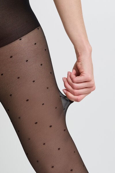 COLLANT GROSSESSE FANTAISIE NOIR