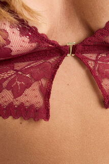 MARTINE SOUTIEN-GORGE BRASSIERE DENTELLE ROUGE