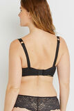 DENTELLE SOUTIEN-GORGE GRANDS BONNETS NOIR