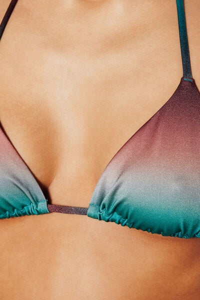 MAILLOT DE BAIN TRIANGLE MULTICOLOR