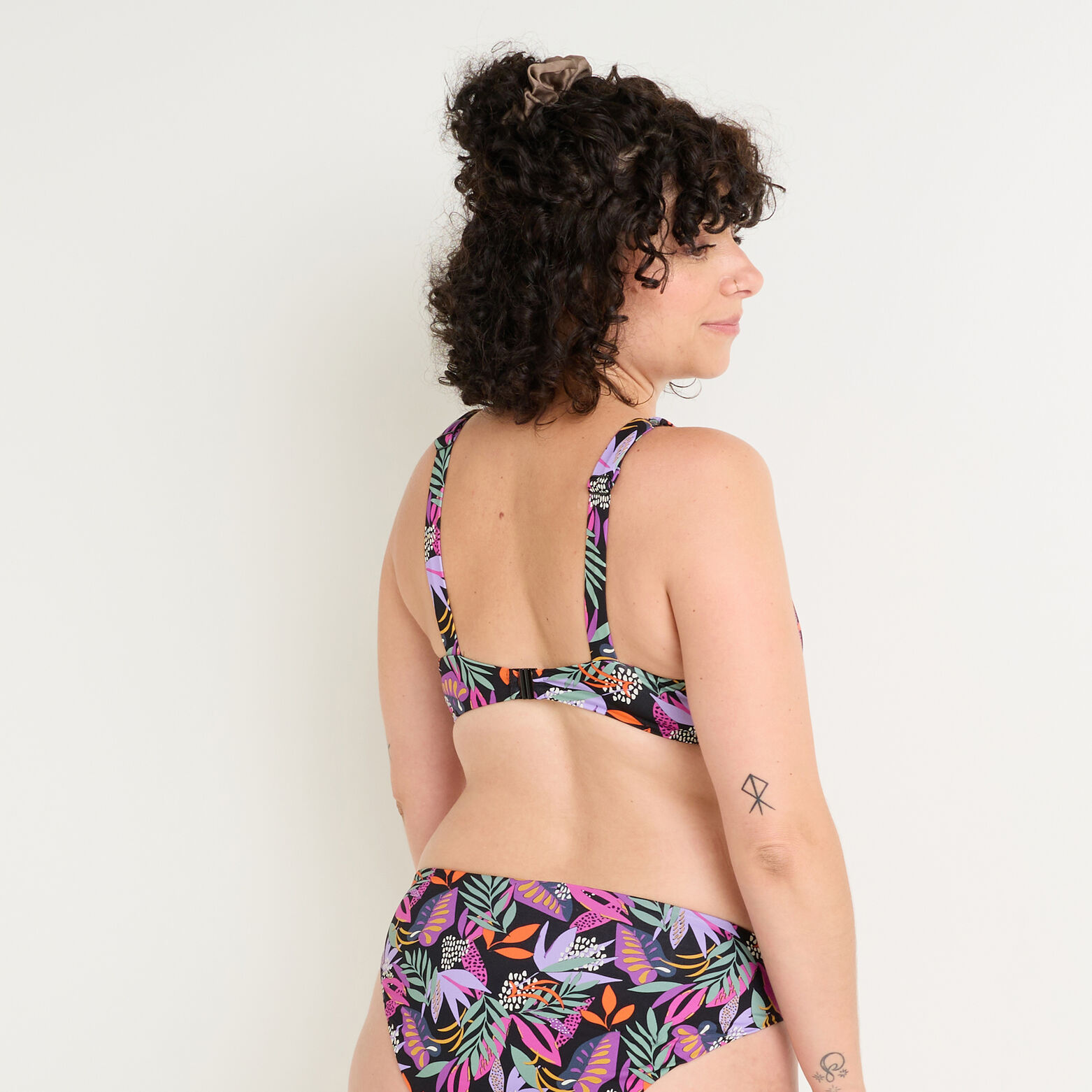 LAVANDE MAILLOT DE BAIN TRIANGLE POST OP NOIR