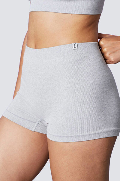 BOXER SANS COUTURE GRIS