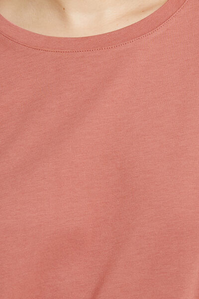 BAMBI TEE SHIRT MANCHES COURTES COTON ROSE