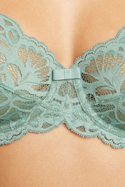 BERRIE SOUTIEN-GORGE EMBOITANT DENTELLE Vert clair