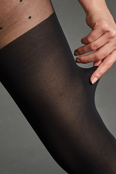 COLLANT FANTAISIE 60 DENIERS NOIR