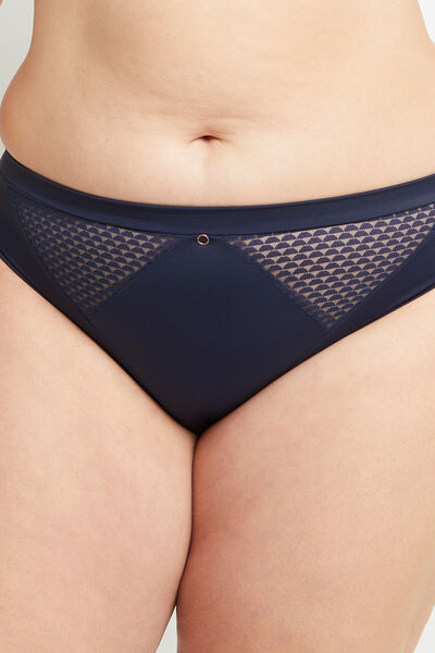 BERNADETTE CULOTTE MICROFIBRE MARINE
