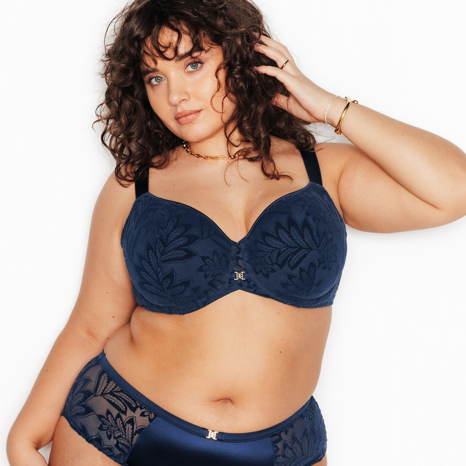 FANTINE SOUTIEN-GORGE AMPLI SPACER GRANDE TAILLE MARINE