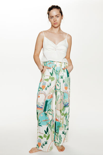 Pantalon MULTICO BLANC