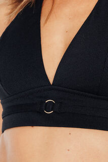 MALOU Maillot de bain Triangle NOIR