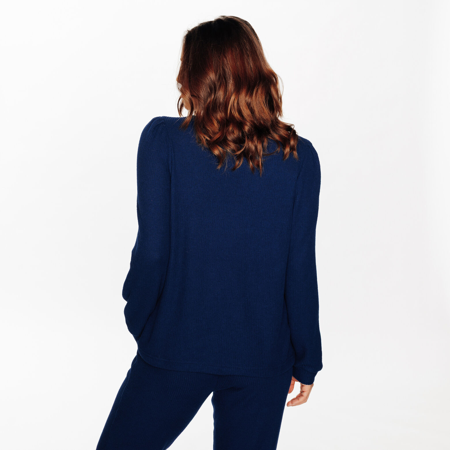 GAUFRETTE TEE-SHIRT MANCHES LONGUES BLEU