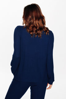 GAUFRETTE TEE-SHIRT MANCHES LONGUES BLEU
