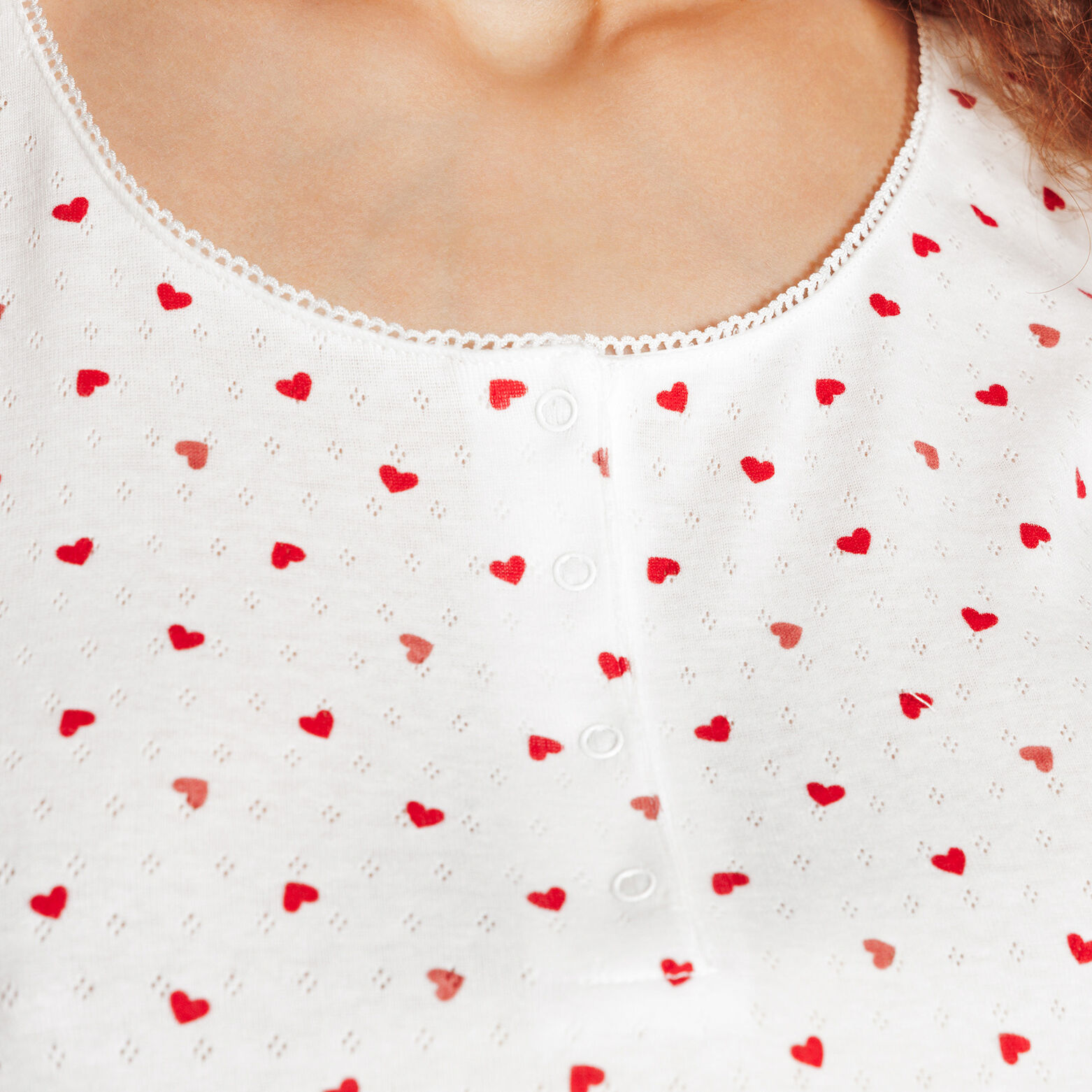 INSOMNIA PYJAMA 2 PIECES GROSSESSE MULTICO BLANC