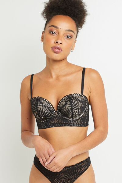 BEVERLY SOUTIEN-GORGE PUSH UP DENTELLE NOIR