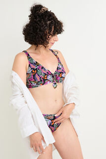 LAVANDE MAILLOT DE BAIN TRIANGLE POST OP NOIR