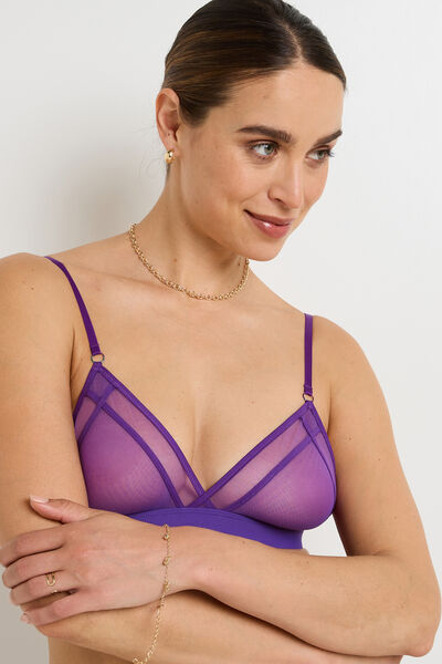 SOUTIEN-GORGE SANS ARMATURES VIOLET