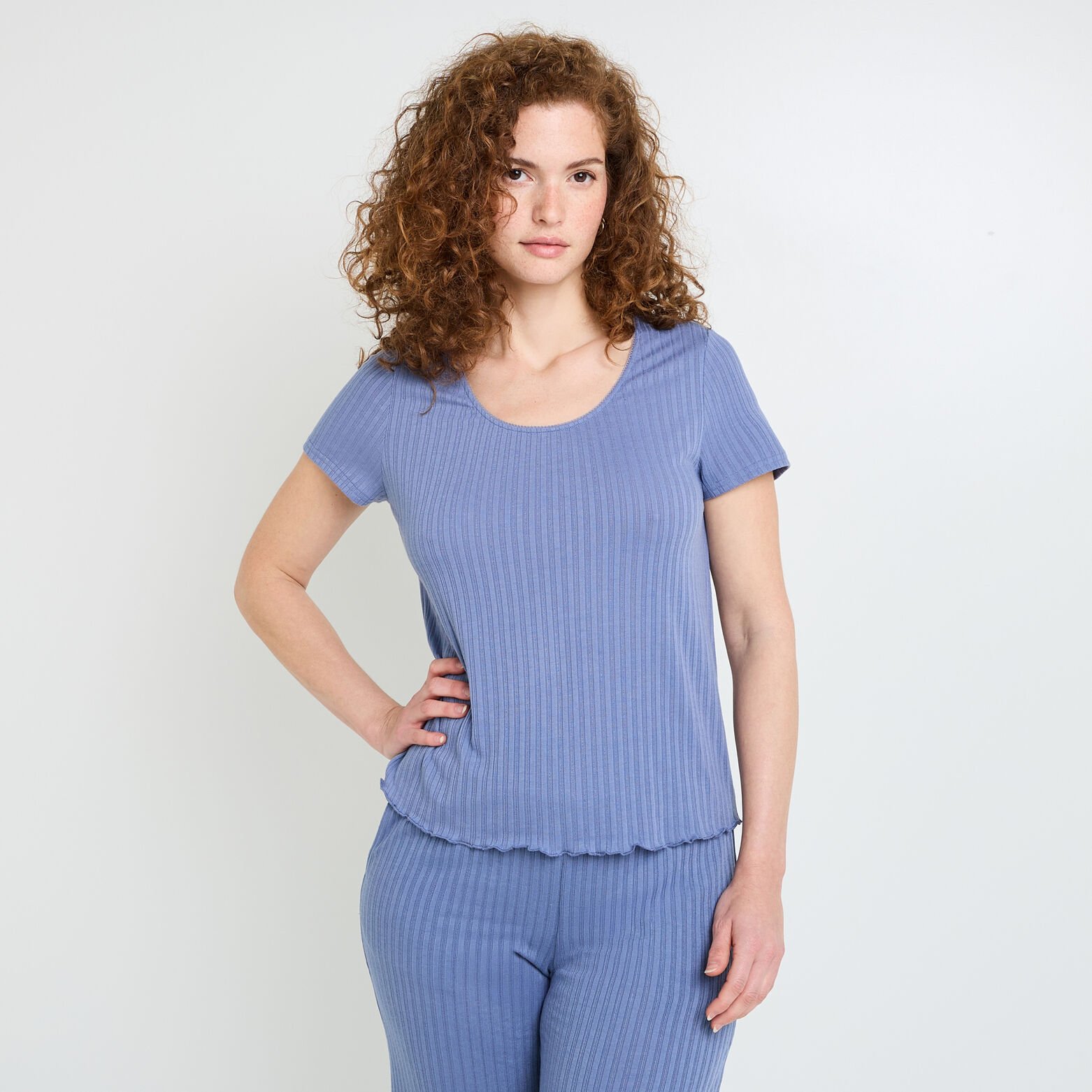 HABY Tee-shirt manches courtes BLEU