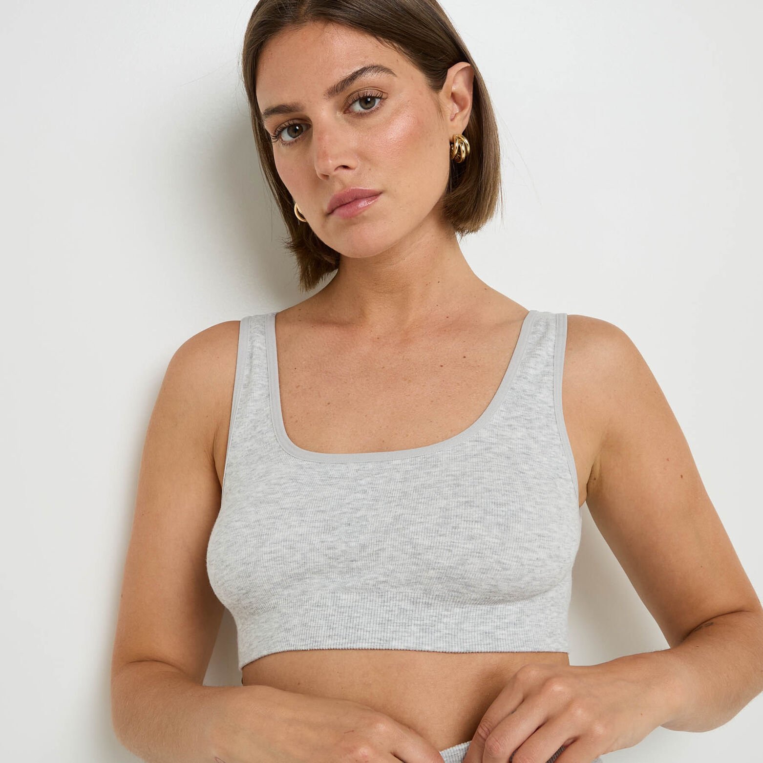 HEYDAY BRASSIERE REVERSIBLE GRIS CLAIR