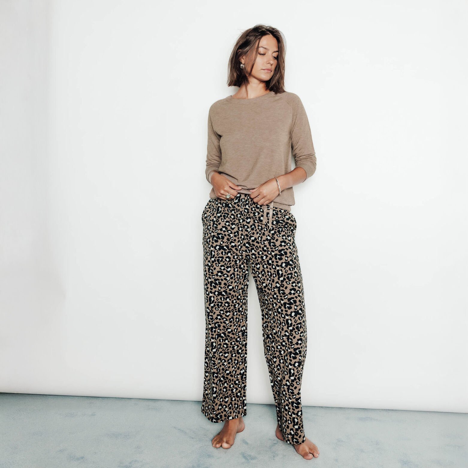 HOBBY TEE-SHIRT MANCHES LONGUES MARRON