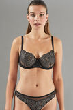 ARTEMIS SOUTIEN-GORGE BALCONNET NOIR/ARGENT