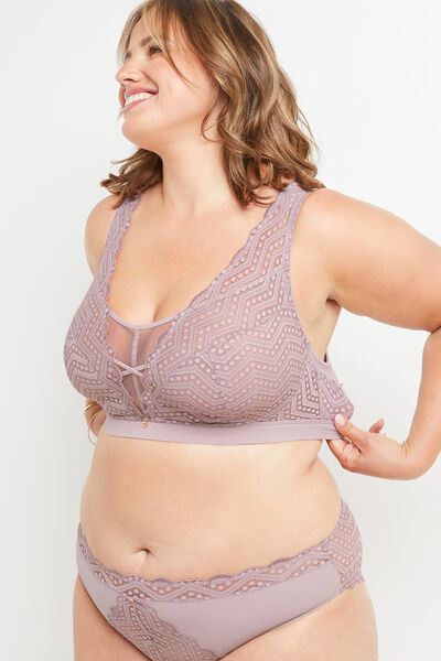 SOUTIEN-GORGE GRANDS BONNETS LILAS