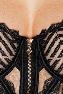 AXELLE SOUTIEN-GORGE CORBEILLE BUSTIER NOIR