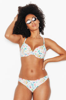 PAPAYE MAILLOT DE BAIN PLUNGE AMPLIFORME MULTICO BLANC